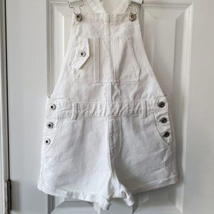 ZARA white overalls size 10 girls.